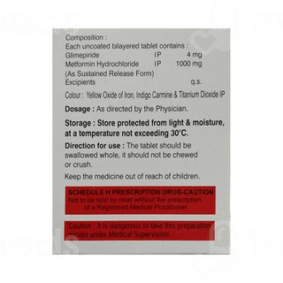 Glimecaid M 4 MG Forte Tablet 10