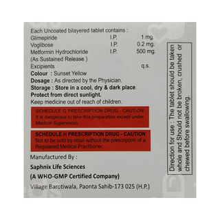 Glimecaid Mv 1 MG Tablet 15