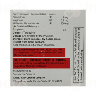 Glimecaid Mv 2 MG Tablet 15