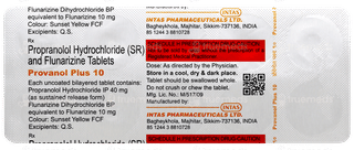 Provanol Plus 10 Tablet 10