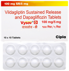 Vysov D 100mg/5mg Tablet 10 Vysov D 100mg/5mg Tablet 10