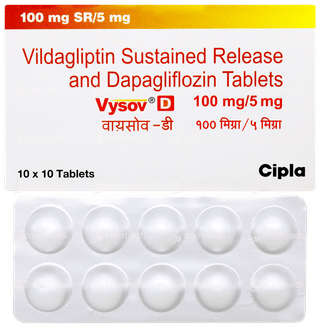 Vysov D 100mg/5mg Tablet 10