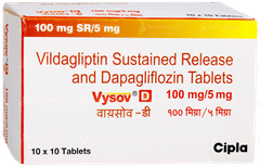 Vysov D 100mg/5mg Tablet 10 Vysov D 100mg/5mg Tablet 10