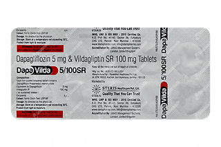 Dapa Vilda 5/100 MG Tablet Sr 10