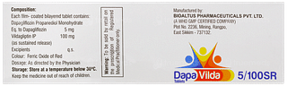 Dapa Vilda 5/100sr Tablet 10