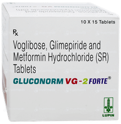 Gluconorm Vg 2 Forte Tablet 15 Gluconorm Vg 2 Forte Tablet 15
