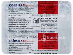 Corsita M 50/1000 Tablet 10 Corsita M 50/1000 Tablet 10