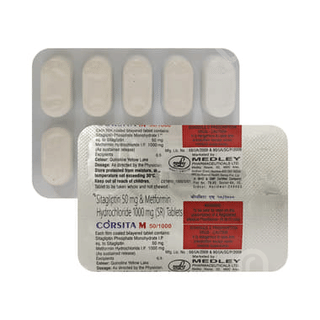 Corsita M 50/1000 Tablet 10