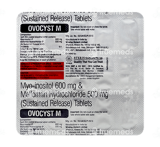 Ovocyst M 500/600 MG Tablet Sr 15