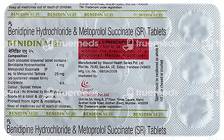 Benidin M 4/25 MG Tablet Sr 15