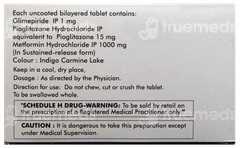 Tripride 1 Forte Tablet 10 Tripride 1 Forte Tablet 10