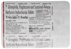 Tripride 1 Forte Tablet 10 Tripride 1 Forte Tablet 10