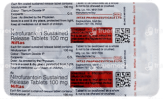 Niftas 100 MG Tablet Sr 14