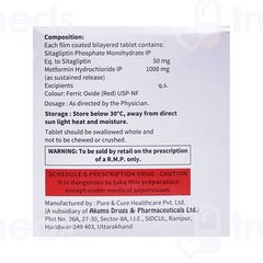 Sitahenz M 1000 Tablet Sr 10