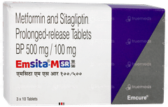 Emsita M Sr 100/500 Tablet 10
