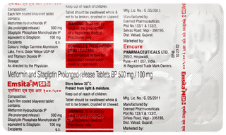 Emsita M Sr 100/500 Tablet 10