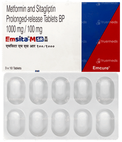 Emsita M Sr 100/1000 Tablet 10