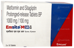 Emsita M Sr 100/1000 Tablet 10 Emsita M Sr 100/1000 Tablet 10