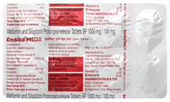 Emsita M Sr 100/1000 Tablet 10 Emsita M Sr 100/1000 Tablet 10