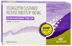 Zukanorm 100 Sr Tablet 15