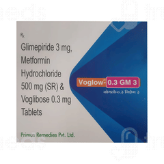 Voglow 0.3 Gm 3 Tablet 15