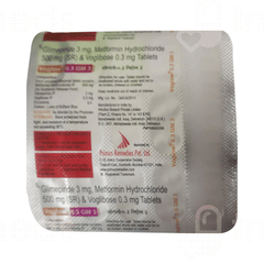 Voglow 0.3 Gm 3 Tablet 15