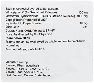 Zavamet Dp 100/1000/10 Tablet 10