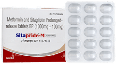 Sitapride M 100/1000 Tablet 15
