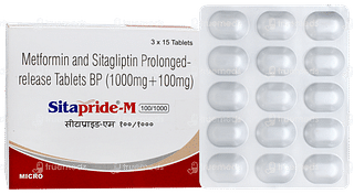 Sitapride M 100/1000 Tablet 15