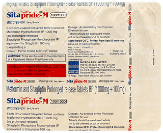 Sitapride M 100/1000 Tablet 15