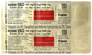 Vysov Dm 100Mg/10Mg/1000Mg Tablet 10