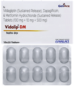 Vidalip Dm Tablet 10