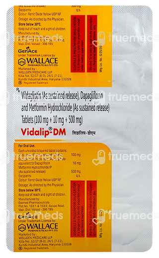 Vidalip Dm Tablet 10