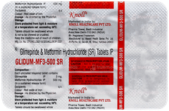 Glidum Mf3 500 Sr Tablet 10 Glidum Mf3 500 Sr Tablet 10