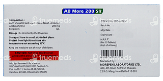 Ab More 200 MG Tablet Sr 10