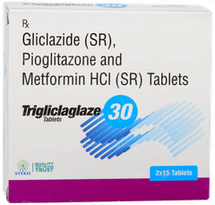 Trigliclaglaze 30 Tablet 15