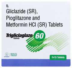 Trigliclaglaze 60 Tablet 15 Trigliclaglaze 60 Tablet 15