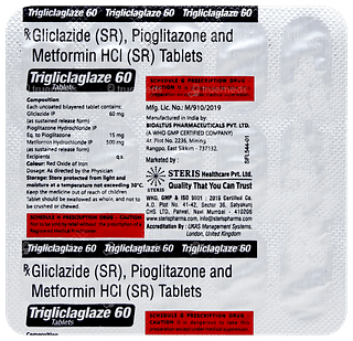 Trigliclaglaze 60 Tablet 15