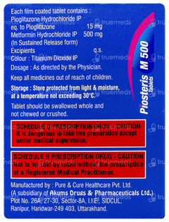 Piosteris M 500 Tablet 10