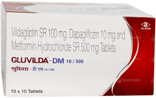 Gluvilda Dm 10/500 Tablet 10
