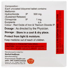 Glimip Mf 1 Sr Tablet 15 Glimip Mf 1 Sr Tablet 15