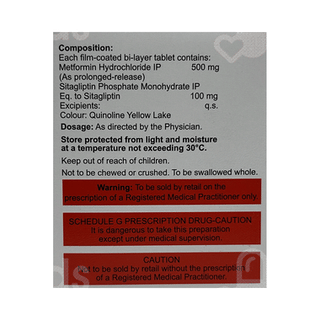 Sitaglo M Sr Tablet 15