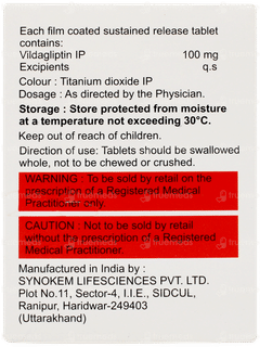 Vildaray Sr 100 Tablet 15