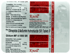 Glidum Mf 4-1000 Sr Tablet 10 Glidum Mf 4-1000 Sr Tablet 10