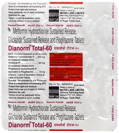 Dianorm Total 60 Tablet 15 Dianorm Total 60 Tablet 15