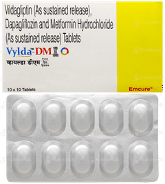 Vylda Dm 100/10/1000 Tablet 10