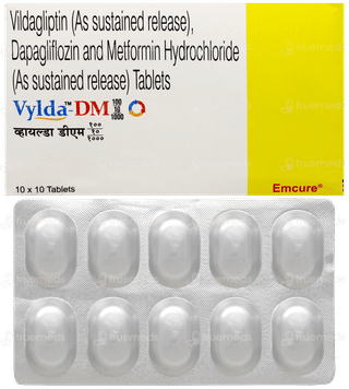 Vylda Dm 100/10/1000 Tablet 10