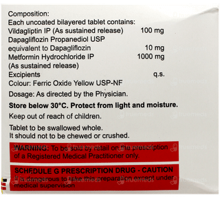Vylda Dm 100/10/1000 Tablet 10