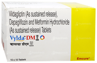 Vylda Dm 100/10/1000 Tablet 10