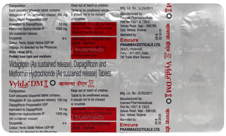 Vylda Dm 100/10/1000 Tablet 10